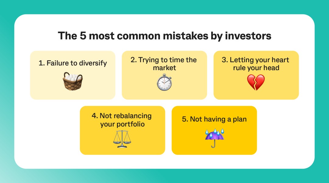 Common mistakes by investors